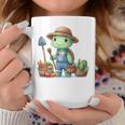 カメは農夫、かわいいデザイン。 コーヒーマグ 面白い贈り物