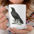 カラス ビンテージ イラスト カラス コーヒーマグ 面白い贈り物