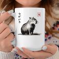 カワイイカピバラ アニメ 日本のストリートウェア おもしろカピバラ コーヒーマグ 面白い贈り物