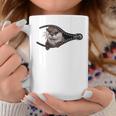 カワウソ 長袖tシャツ コーヒーマグ 面白い贈り物