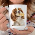 キャバリア・キング・チャールズ・スパニエル・チーズ・ドッグキャバリアー 長袖tシャツ コーヒーマグ 面白い贈り物