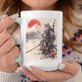サムライ 猫戦士 浮世 墨絵 猫 サムライ 長袖tシャツ コーヒーマグ 面白い贈り物
