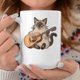 シャム猫ギタリスト ミーザー ギター奏者 コーヒーマグ 面白い贈り物