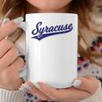 シラキュース ニューヨーク バーシティ スクリプト クラシック スポーツ ジャージスタイル コーヒーマグ 面白い贈り物