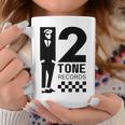 ツートーンスカ音楽チェッカーボード コーヒーマグ 面白い贈り物