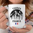 ティニュ フランス アルプス スキー場 アルペンスキー フランス国旗 コーヒーマグ 面白い贈り物