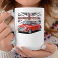 ブリティッシュクラシックカー レッドミニスポーツカー コーヒーマグ 面白い贈り物