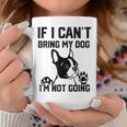 ボストンテリア 犬を連れてこられないなら行かない コーヒーマグ 面白い贈り物