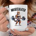 ボディービルダーのためのベアバーベルデザイン ボディービル コーヒーマグ 面白い贈り物
