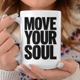 ムーブユアソウル モチベーション インスピレーション コーヒーマグ 面白い贈り物