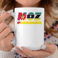 モザンビークデザイン。国旗付きモザンビーク衣装 Moz コーヒーマグ 面白い贈り物
