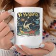 ヨーヨーザウルスファニーヨーヨー時代 長袖tシャツ コーヒーマグ 面白い贈り物