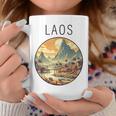 ラオスの風景 アールデコ コーヒーマグ 面白い贈り物