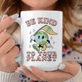 レトロ グルービー Be Kind To Your Planet Earth Day 70年代 80年代 4月 コーヒーマグ 面白い贈り物