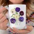 ヴィンテージ パンジー 花 ガーデニング パンジー 恋人 コーヒーマグ 面白い贈り物