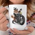 三毛猫 オレンジ猫 ねこ バイク バイカー コーヒーマグ 面白い贈り物