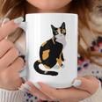 三毛猫ポートレート かわいい三毛猫 三毛猫好き コーヒーマグ 面白い贈り物
