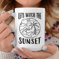 夕日を眺めてみよう コーヒーマグ 面白い贈り物