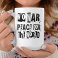戦争禁止、平和、反戦、戦争禁止 コーヒーマグ 面白い贈り物