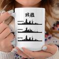 戦艦【長門 金剛 陸奥】軍艦 シルエット 日本 大日本帝国 海軍 帝国海軍 船 面白い ネタ 文字入り ウケ狙い コーヒーマグ 面白い贈り物