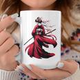日本のサムライ フローラルウォリアーフラワー 桜 コーヒーマグ 面白い贈り物