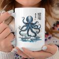 日本のタコ浮世絵 海の美 木版画 コーヒーマグ 面白い贈り物