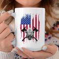 消防士 アメリカ国旗 7月4日 男性 お父さん 消防士 長袖tシャツ コーヒーマグ 面白い贈り物