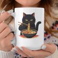 猫 ラーメン グラフィック 日本語 カワイイ アニメ 面白い ラーメン 猫 長袖tシャツ コーヒーマグ 面白い贈り物