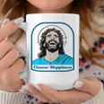 笑うイエス キリスト 喜び 幸せな笑顔 自信 いばらの冠 満足感 クリスマスプレゼント 贈り物 お土産 ポジティブ コーヒーマグ 面白い贈り物