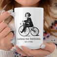 自転車に乗ったベートーベン ルートヴィグバン ベートーベン コーヒーマグ 面白い贈り物