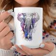 象 抽象画 モチーフ 動物 恋人 アート 象 コーヒーマグ 面白い贈り物