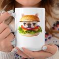 面白いtシャツ フレンチブルドッグ 犬 ハンバーガー メンズ グッズ かわいい おもしろ 面白い 服 ネタ 長袖tシャツ コーヒーマグ 面白い贈り物