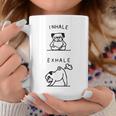 面白いtシャツ 面白いパグヨガのポーズ パグ好きなパグの飼い主さん コーヒーマグ 面白い贈り物