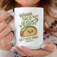 面白いクリスチャンタコス、Wanna Taco 'Bout Jesus コーヒーマグ 面白い贈り物