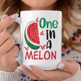 面白いスイカ ハワイのビーチでの休暇 メロンの中のかわいいもの コーヒーマグ 面白い贈り物