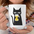 面白い黒猫はビールが大好きおもしろいビール好き コーヒーマグ 面白い贈り物