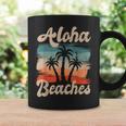 Aloha Beaches ハワイ サーフィン ストランドパーティー バケーション サーファー コーヒーマグ ギフトのアイデア
