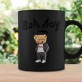 Angry Bad Boystyle Cool Teddy Bear Bad Boy Graphic コーヒーマグ ギフトのアイデア