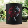 Anime Manga Gráfico Auriculares Ilustraciones Anime Taza de café Ideas de regalos