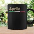 Aprilia イタリア都市レトロフラッグ イタリア コーヒーマグ ギフトのアイデア