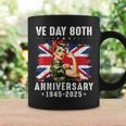 Bandera Del Díae 80 Aniversario Celebracióne Day 2025 Taza de café Ideas de regalos