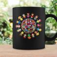 Banderas Del Mundo Cultural Diversidad Niños Alrededor Del Mundo Taza de café Ideas de regalos