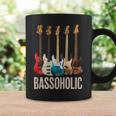 Bassoholic ベースギタープレーヤーのベーシストのコレクターのためのギフトbass コーヒーマグ ギフトのアイデア