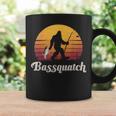 Basssquatch ビッグフット 釣り バス フォレスト シルエット コーヒーマグ ギフトのアイデア