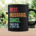 Best Husbandince 2023 2Nd Anniversary Husband コーヒーマグ ギフトのアイデア