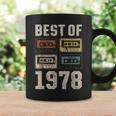 Best Of 1978 カセットテープ・レトロ 47歳の誕生日 コーヒーマグ ギフトのアイデア