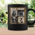Black Cowboy Western Rodeo Melanin Black History Texas Retro Coffee Mug Gifts ideas