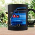 Blue Gt R 34 Jdm スカイラインスタンス カー ドリフトレーシング コーヒーマグ ギフトのアイデア