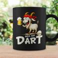 Bock Auf Dart ヤギとビールジョッキ 面白いダーツプレーヤー コーヒーマグ ギフトのアイデア
