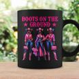 Boots On The Ground Fashion Western Melanin Black Cowgirl Coffee Mug Gifts ideas